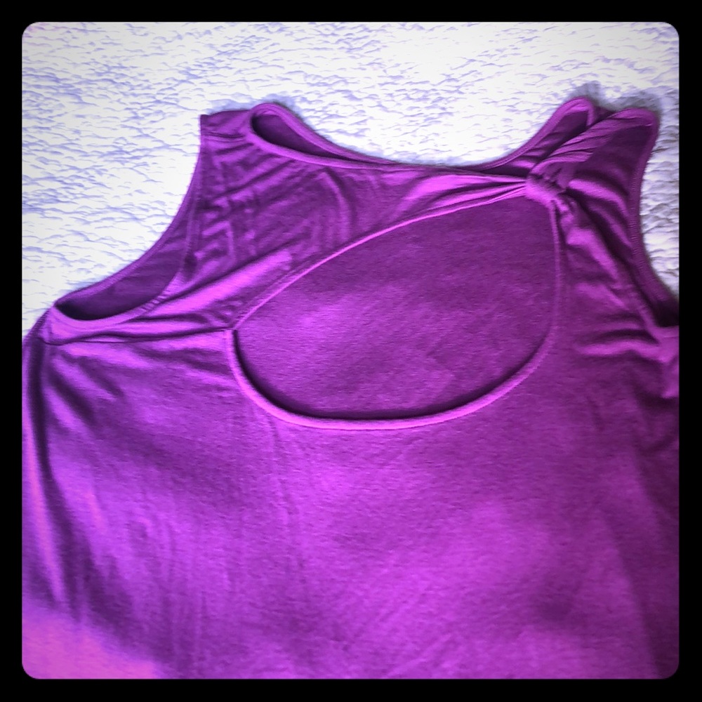 Free people ribbed tank top open upper back